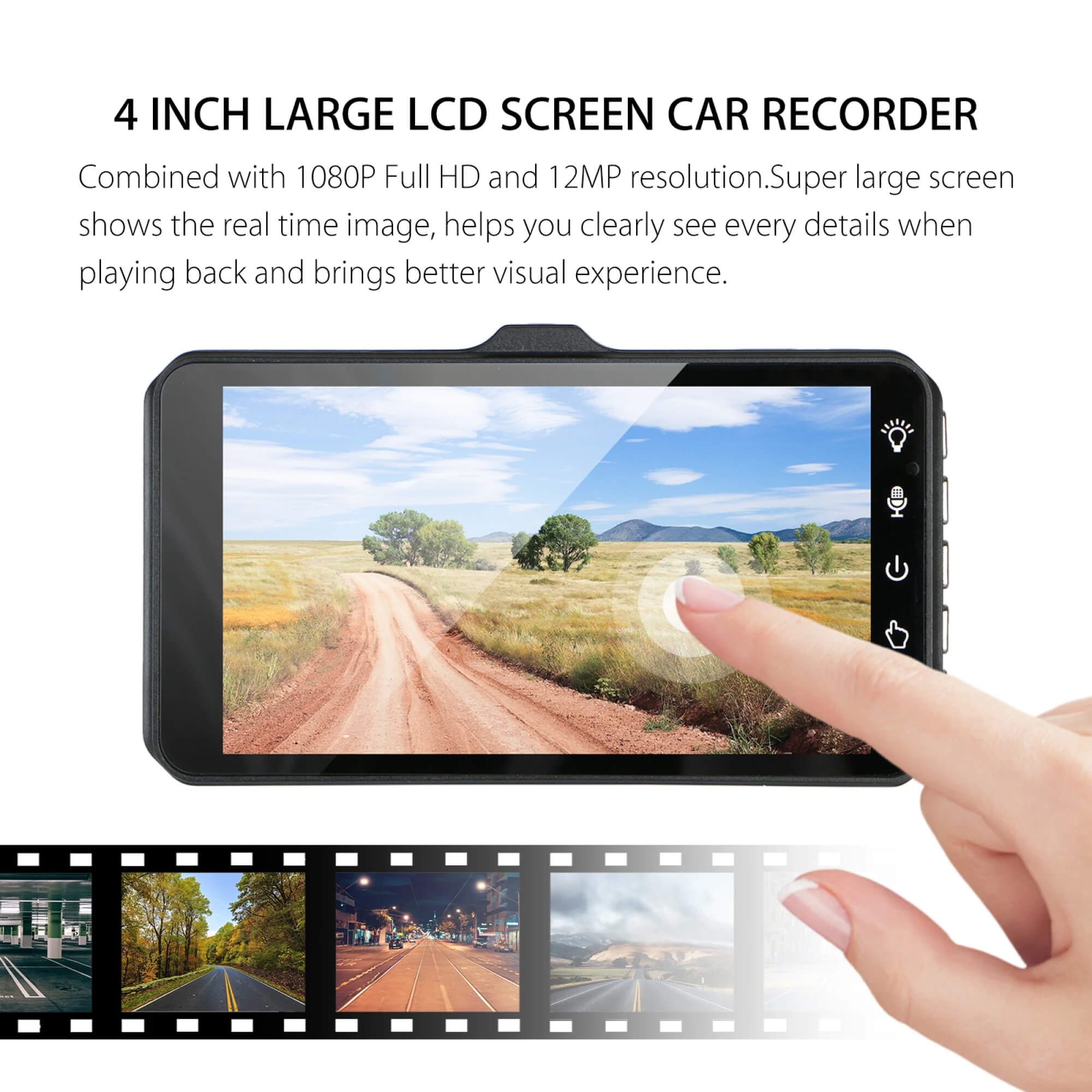DriveMate | Bilkamera – 1080p Optagelse og Bred Synsvinkel