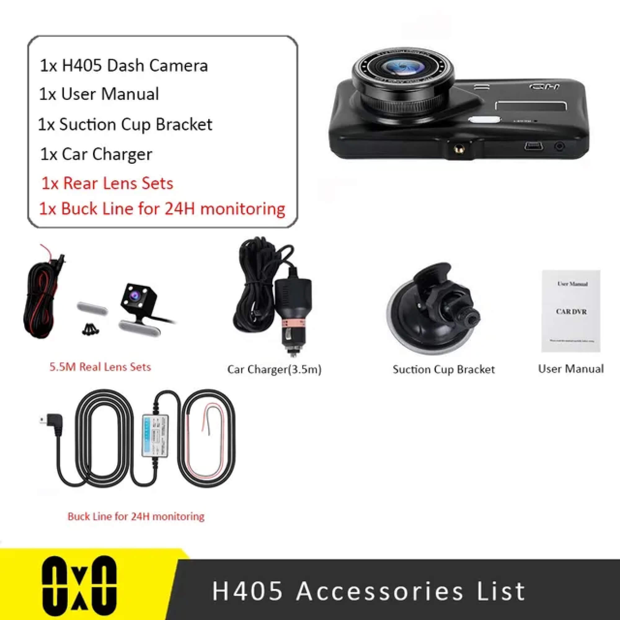 DriveMate | Bilkamera – 1080p Optagelse og Bred Synsvinkel