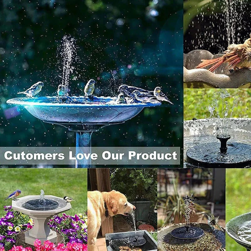 ZenSplash | Solbrønd med 60 LED-lys