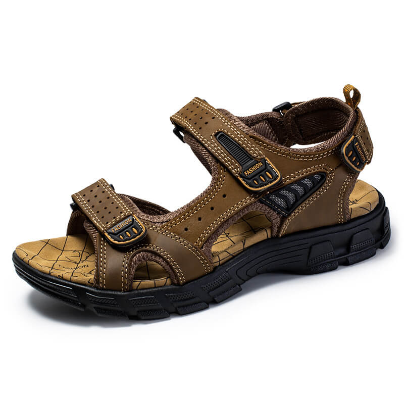Jeffrey | Støttende Udendørs Sandal Brun Nuvenci.dk