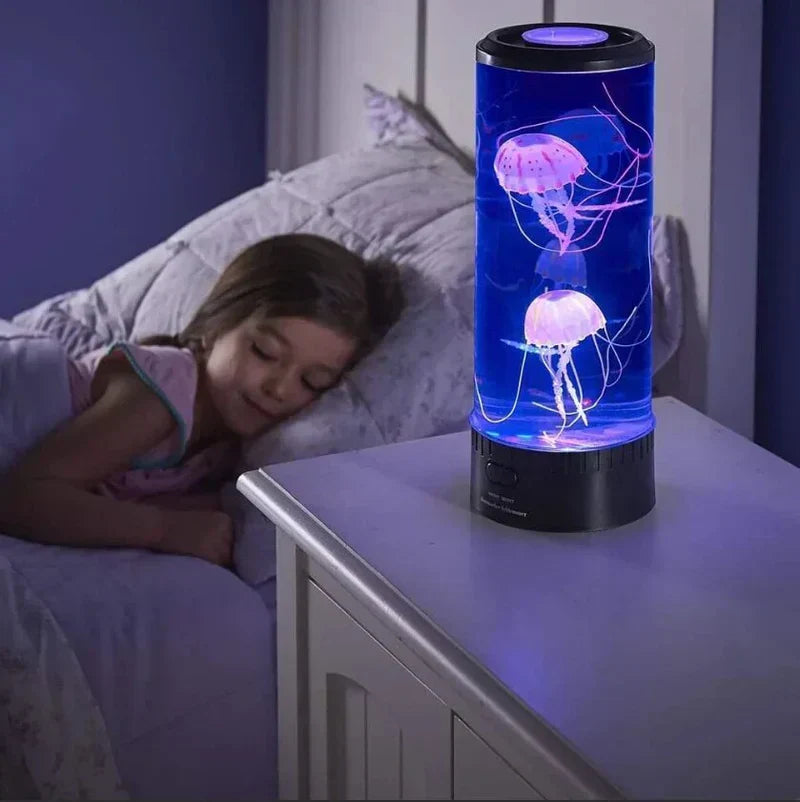 JellyLume | Magisk Manet-Lava Lampe med Farveskift Nuvenci.dk