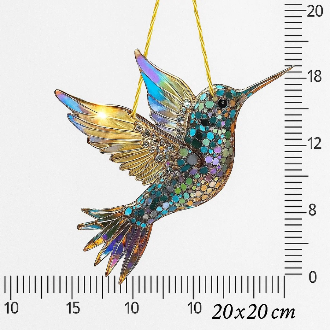 JoyWings | Farverig vinduesophæng med kolibri-solfangere Nuvenci.dk