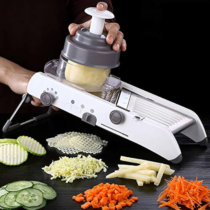 KitchenMaster | Hurtig, Præcis og Sikker Grøntsagsslicer Nuvenci.dk