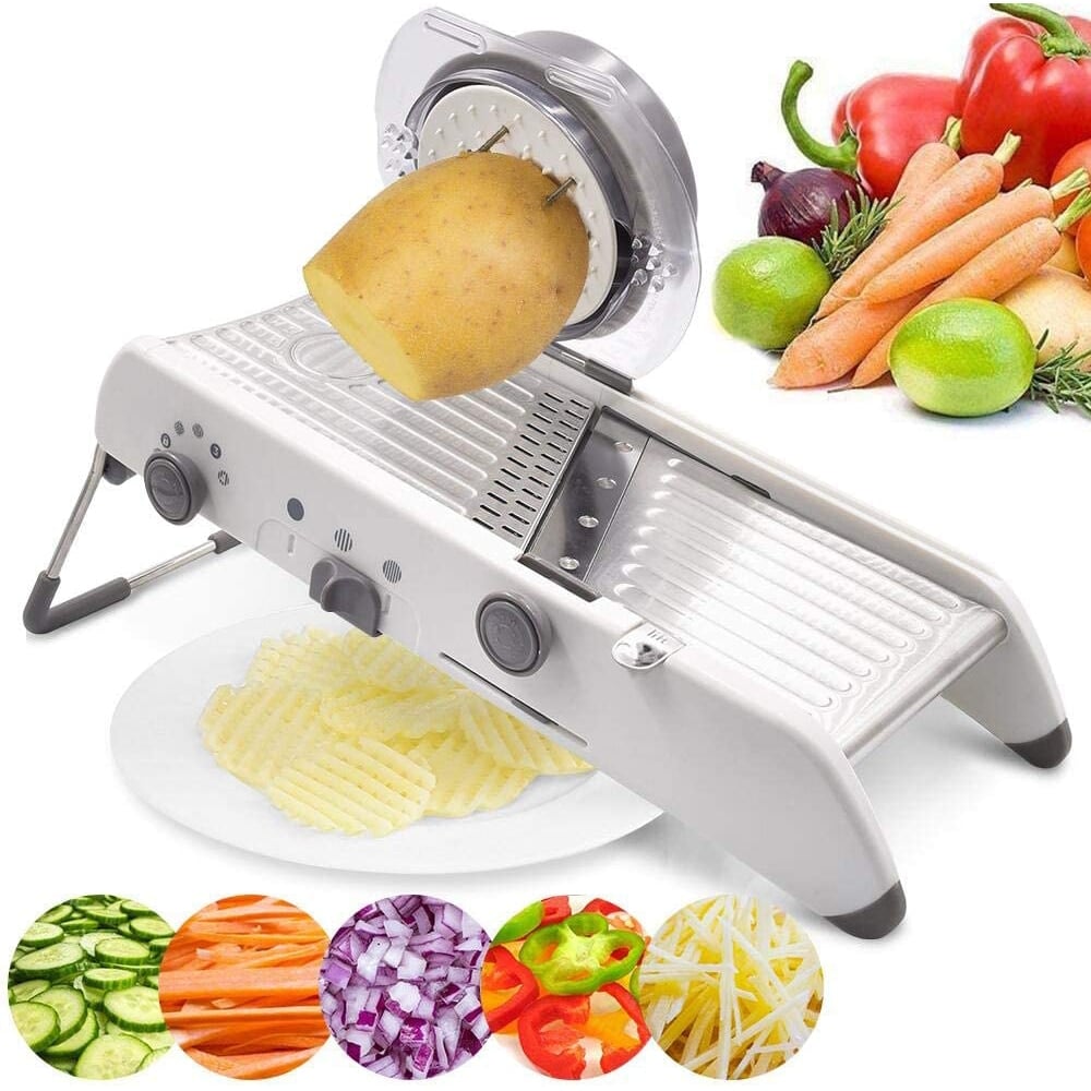 KitchenMaster | Hurtig, Præcis og Sikker Grøntsagsslicer Nuvenci.dk
