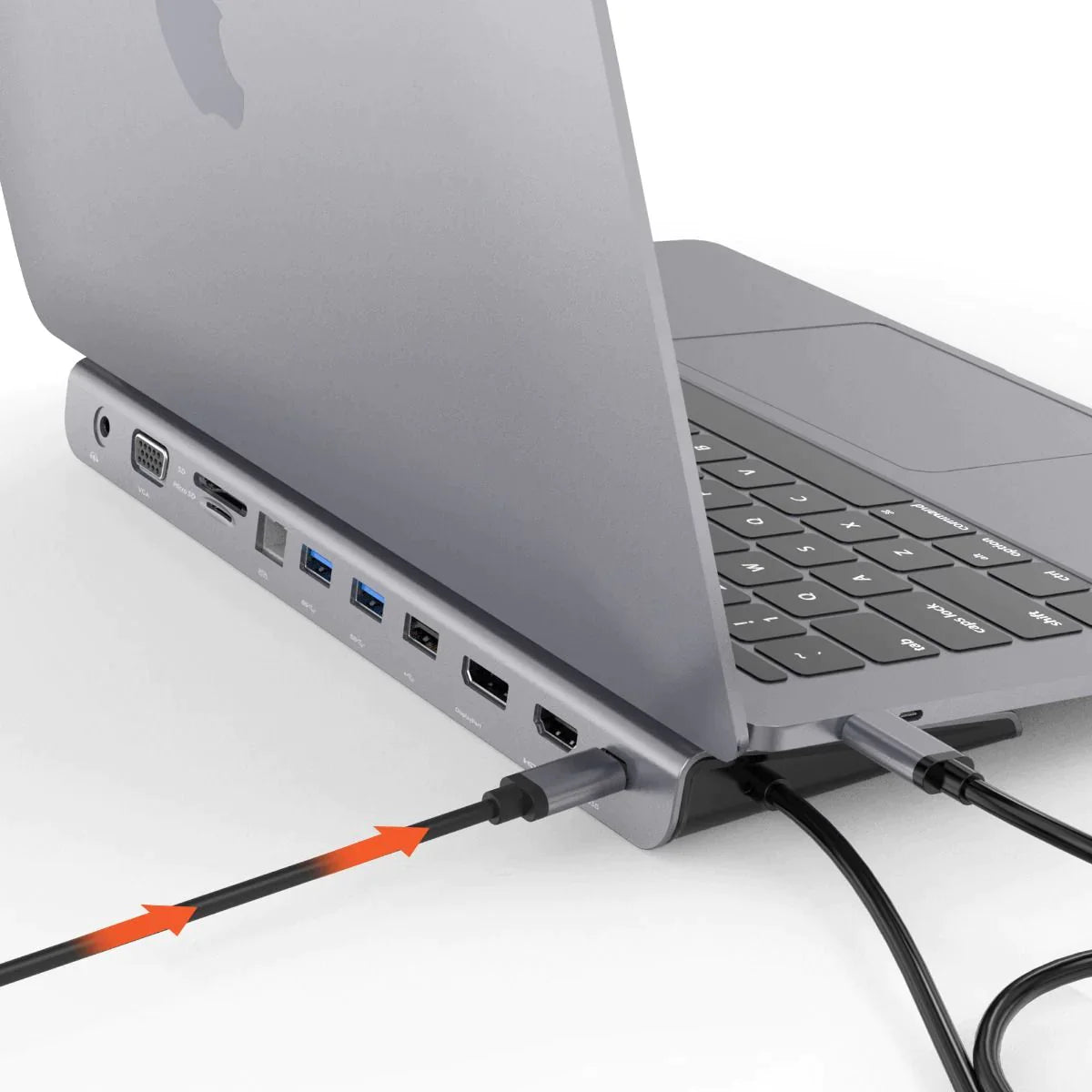 LapStation | Pro- 11 i 1 Laptop-Dockingstation Nuvenci.dk