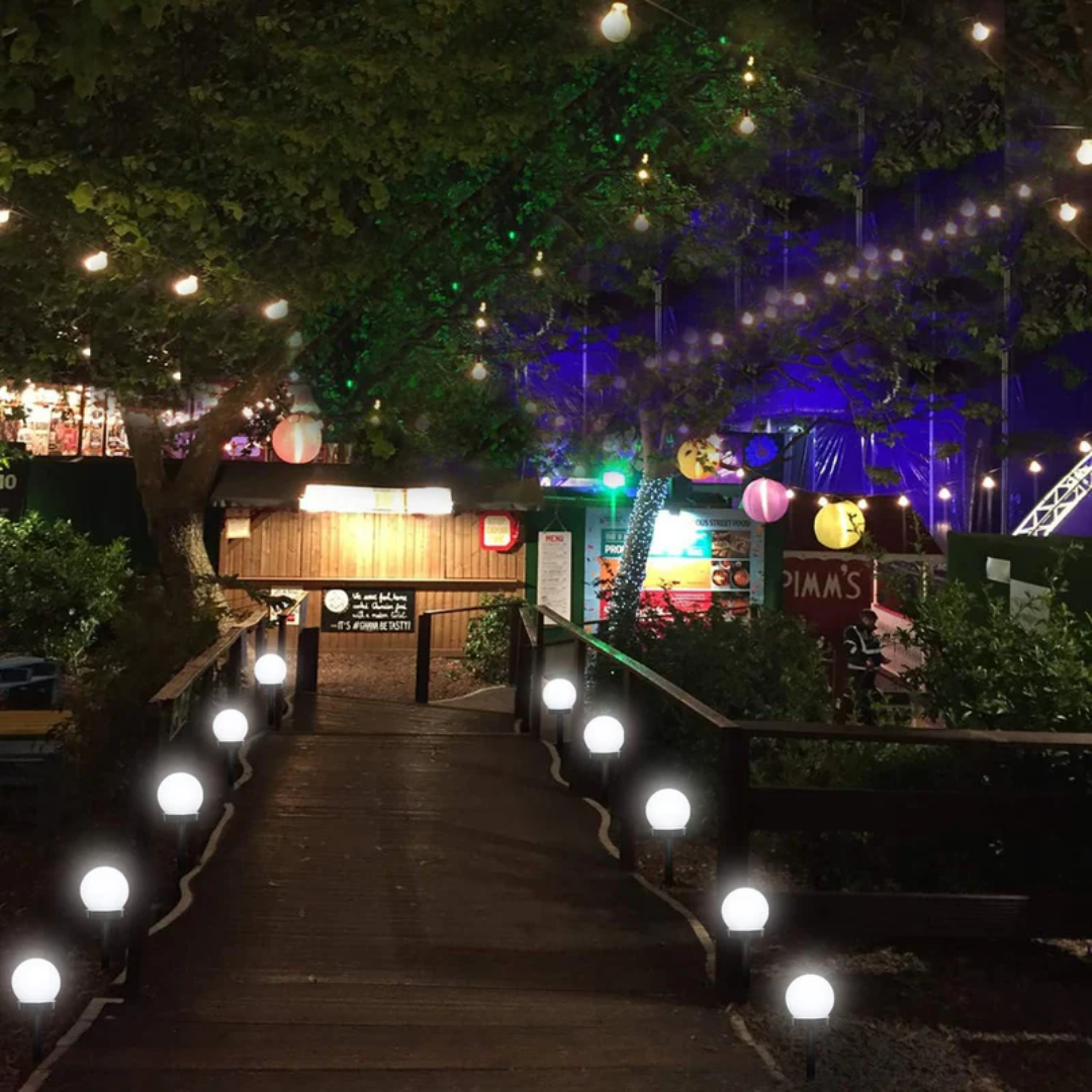 SunLuxe Orbs | 3 stk Vandtæt LED Solhavebelysning