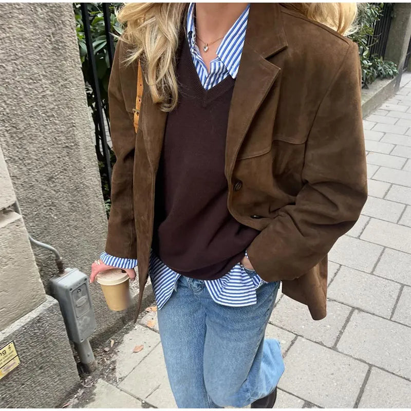 Lioro | Ruskindsjakke – Blød Komfort & Maskulin Elegance Nuvenci.dk