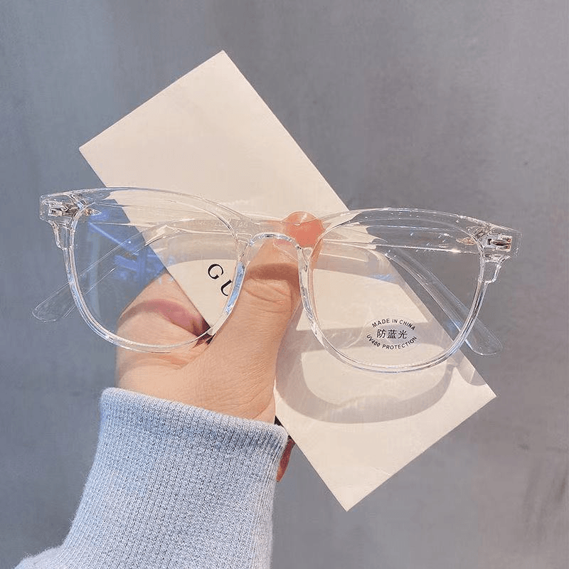 LumeGuard | Stilfulde Blåt Lys Briller Transparent ramme Nuvenci.dk