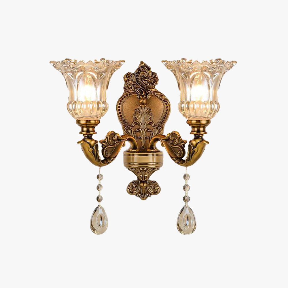 LumiHeritage | Elegant Vintage Guld Væglampe nuvenci.dk