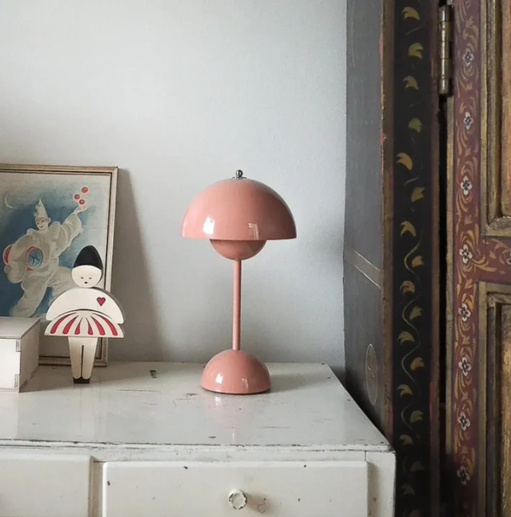 Lumiora - Bordlampe Med Touch Funktion Rosa Nuvenci.dk