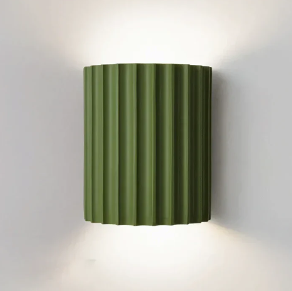 LumiResin | Minimalistisk Harzlamp med blødt lys Grøn Nuvenci.dk