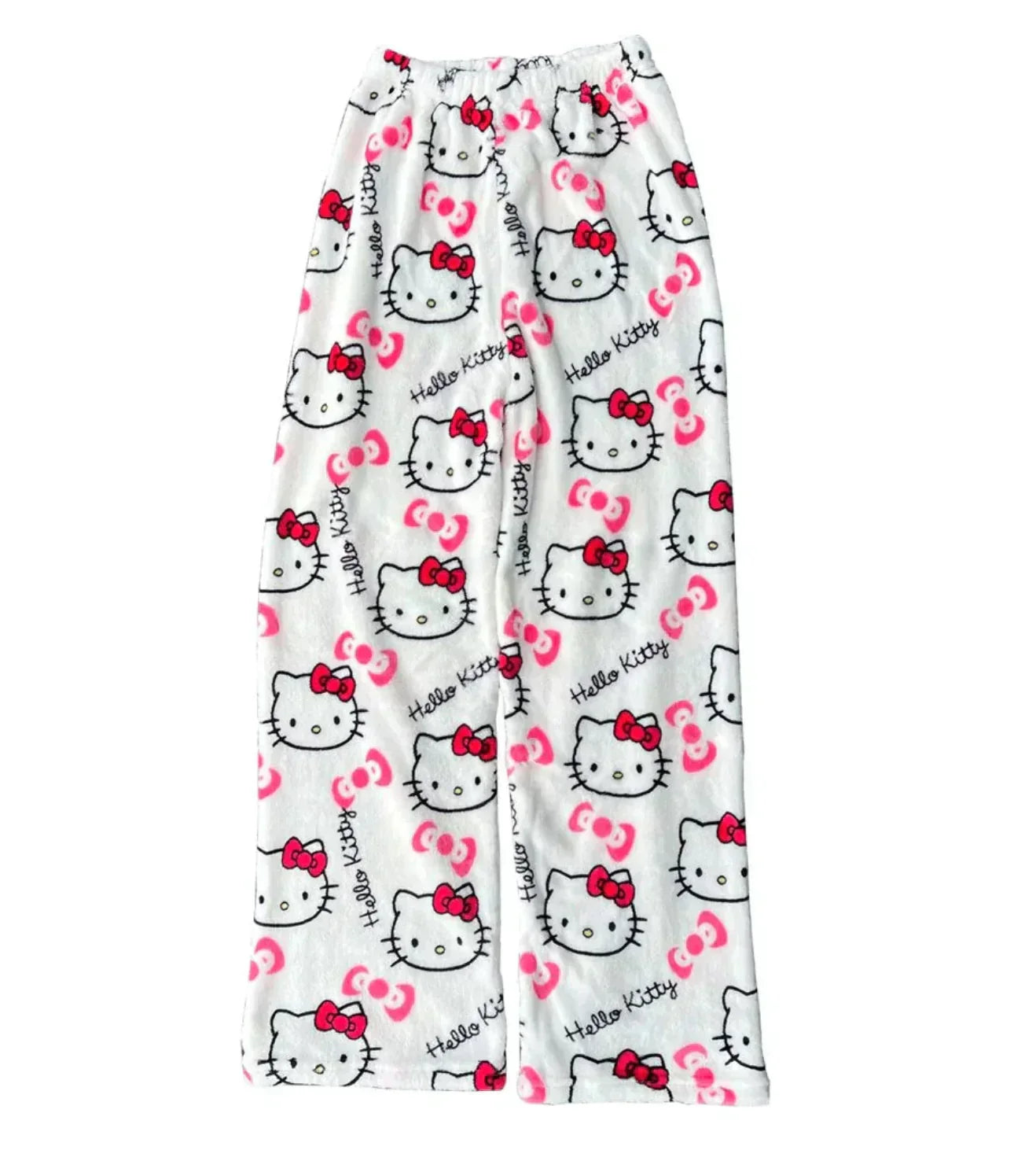 Luna | Bløde Hello Kitty Pyjamashorts med Top | Damer Hvid Nuvenci.dk