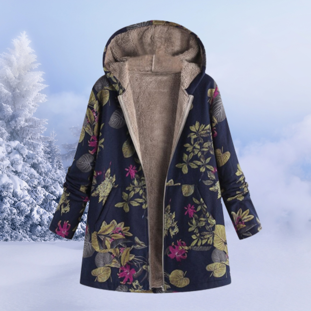 LuxeBloom | Dit eksklusive blomsteroutfit til vinteren Mørkeblå Nuvenci.dk