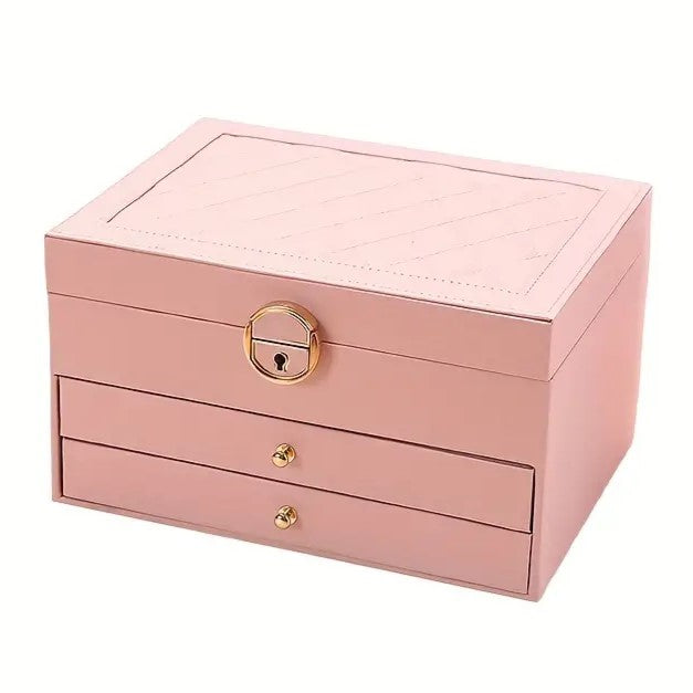 LuxeGuard | Smykkeskrin – Stilfuld Opbevaring af Smykker Pink Nuvenci.dk