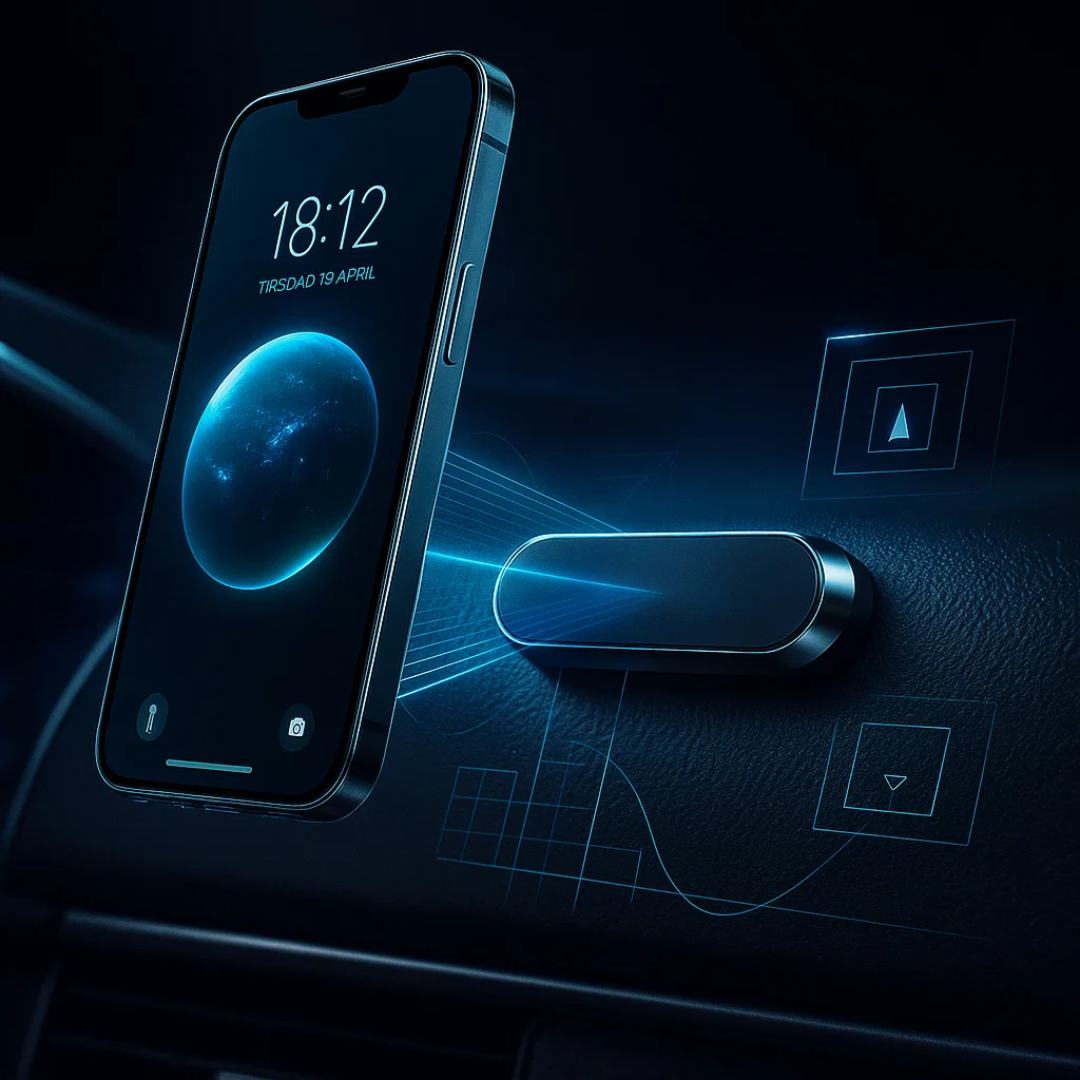 MagnetGrip | Magnetisk Telefonholder uden Montering Nuvenci.dk