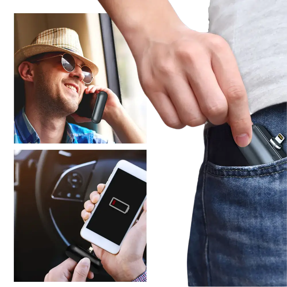PowerLink | Powerbank – Trådløs Opladning og Stabil Energi