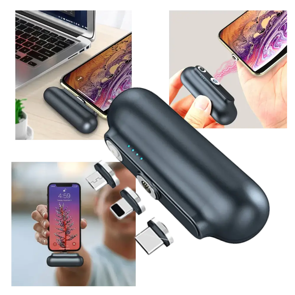 PowerLink | Powerbank – Trådløs Opladning og Stabil Energi