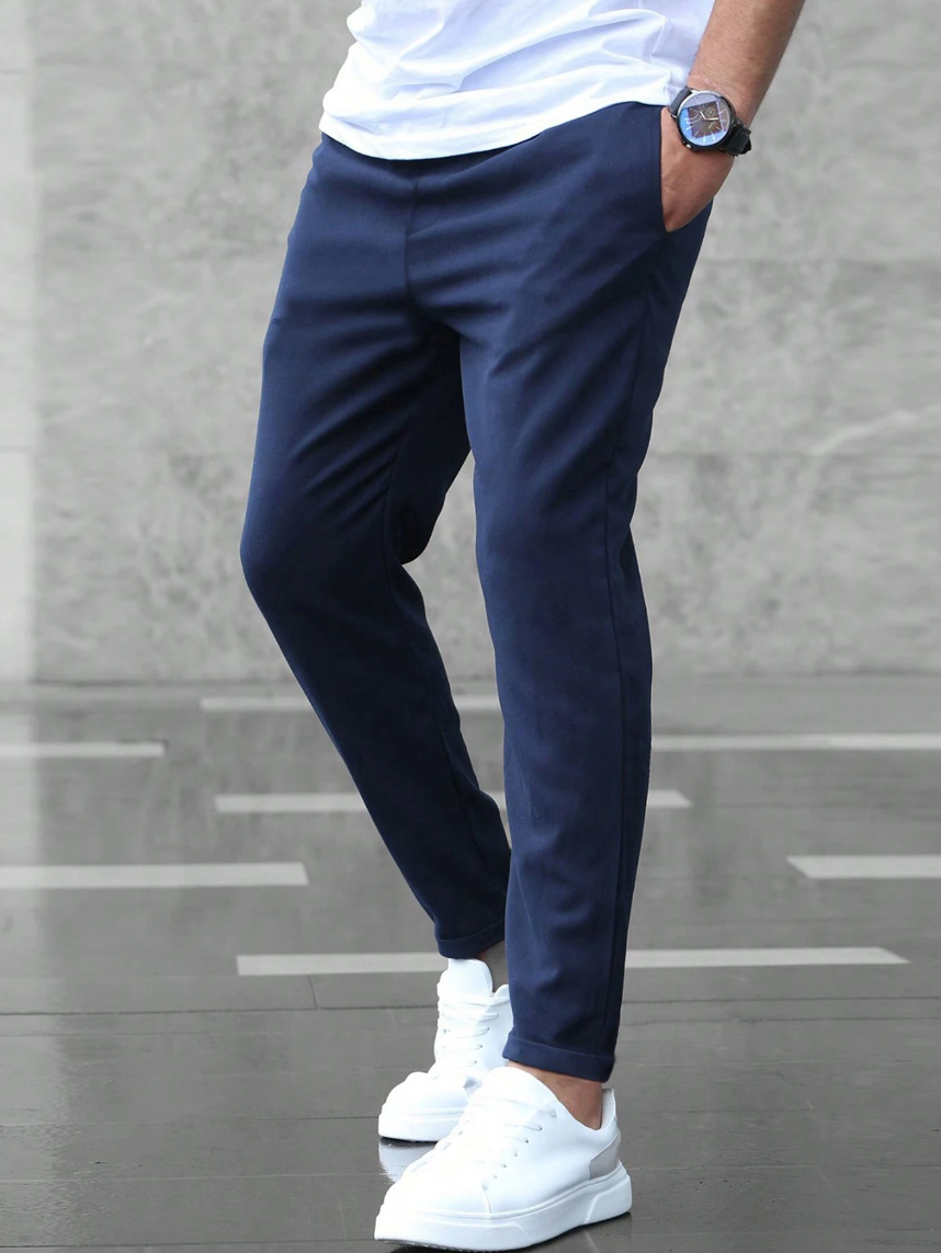 Maverick | Elegant & Behagelig Stretch-buks | Herre Marineblå Nuvenci.dk