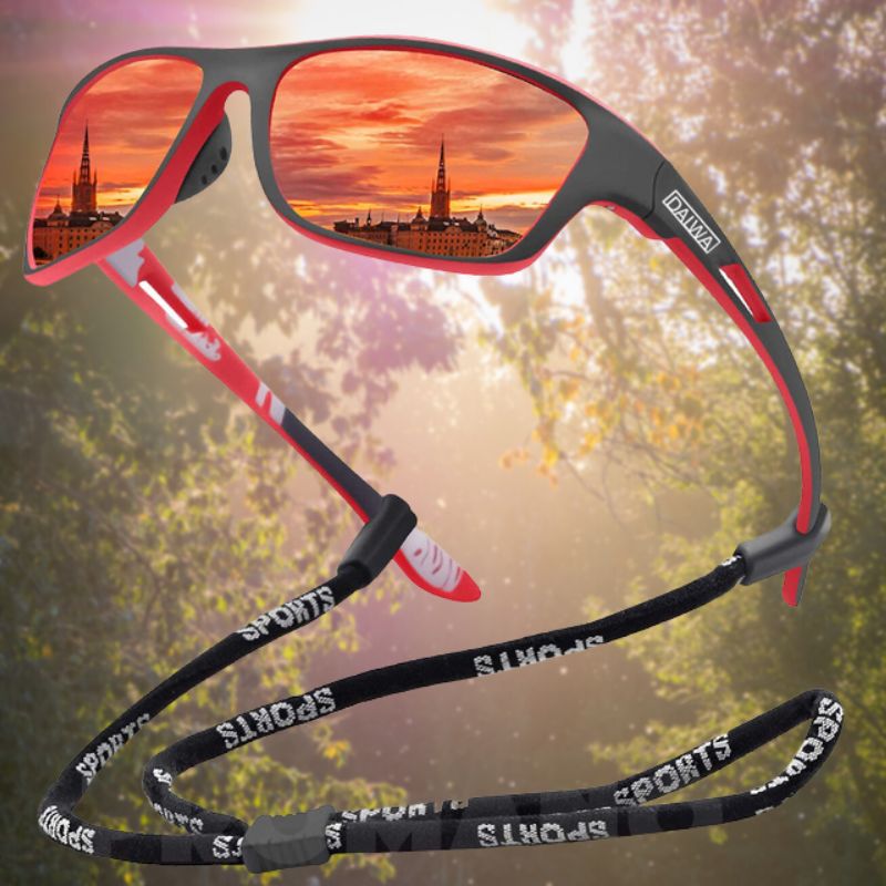 Michael | Refleksfri Komfort Solbrille Rød Nuvenci.dk