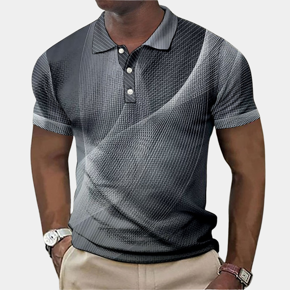 Mikkel | Klassisk Poloshirt med Moderne Snit | Herremode Grå Nuvenci.dk