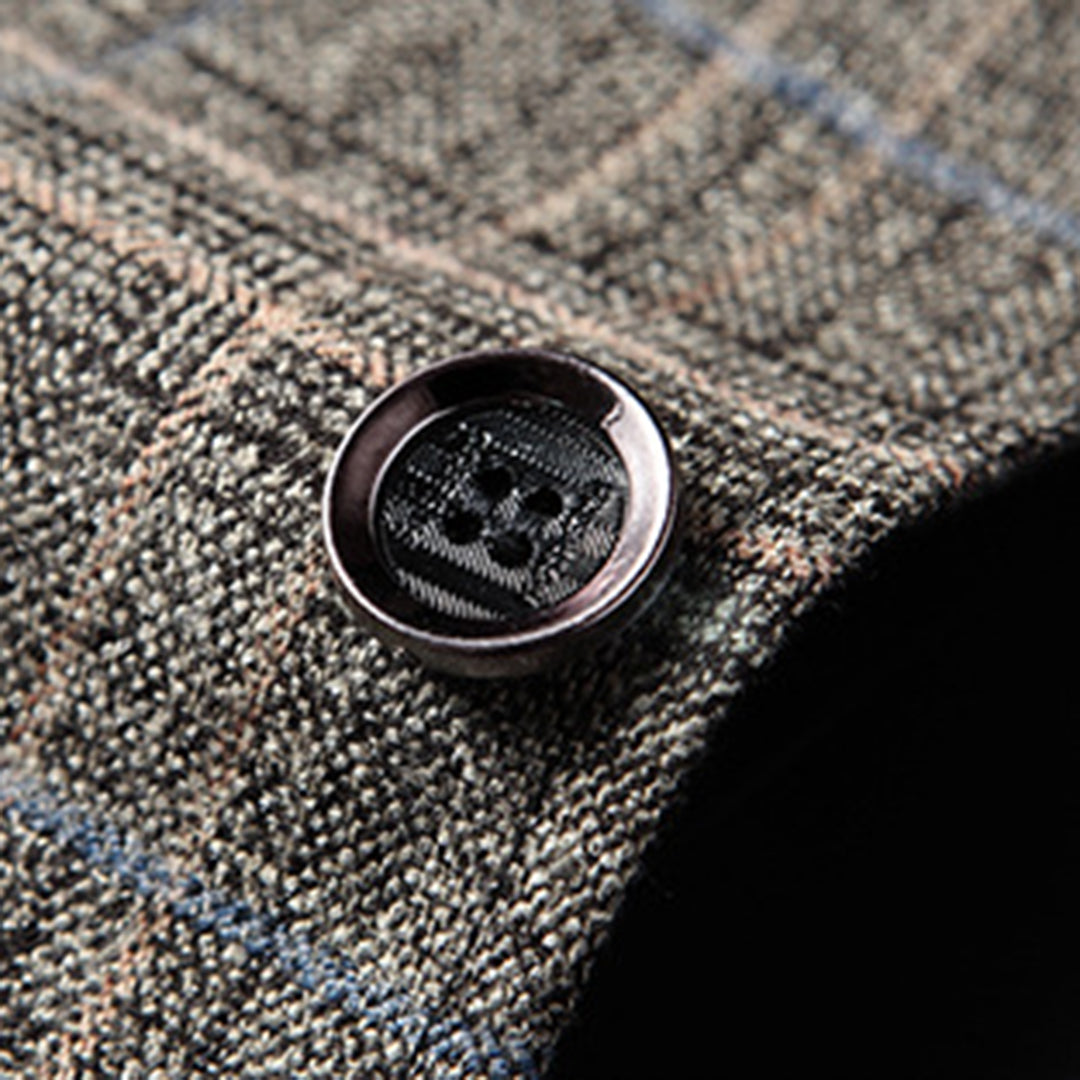 Milo | Elegant Khaki-Blazer med Moderne Snit | Herre Nuvenci.dk