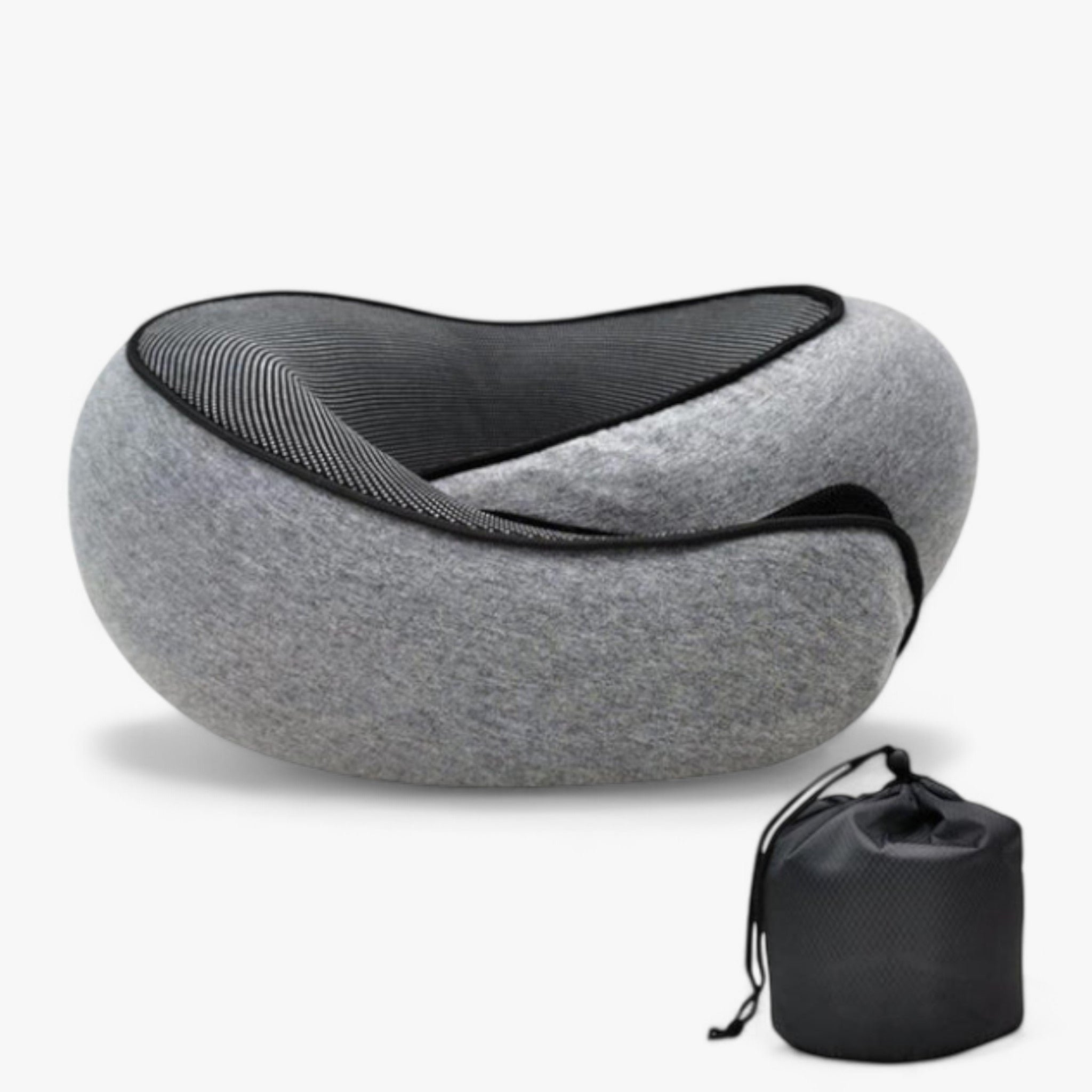 NapRest | Ergonomisk Rejsepude for Ultimativ Komfort Mørkegrå Nuvenci.dk