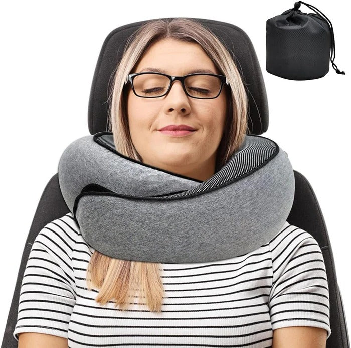 Neck360 | Rejse-Nakkepude i Memory-Skum Nuvenci.dk
