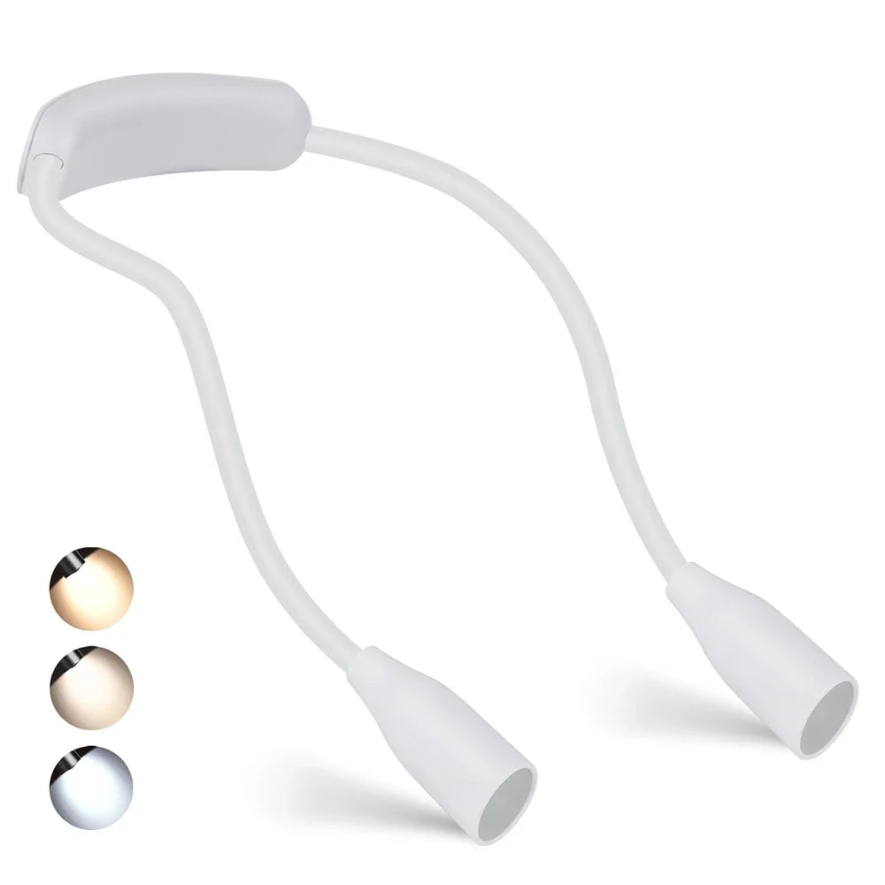 NeckLuma - Ergonomisk Nakkelampe Med Halsbøjle Hvid Nuvenci.dk