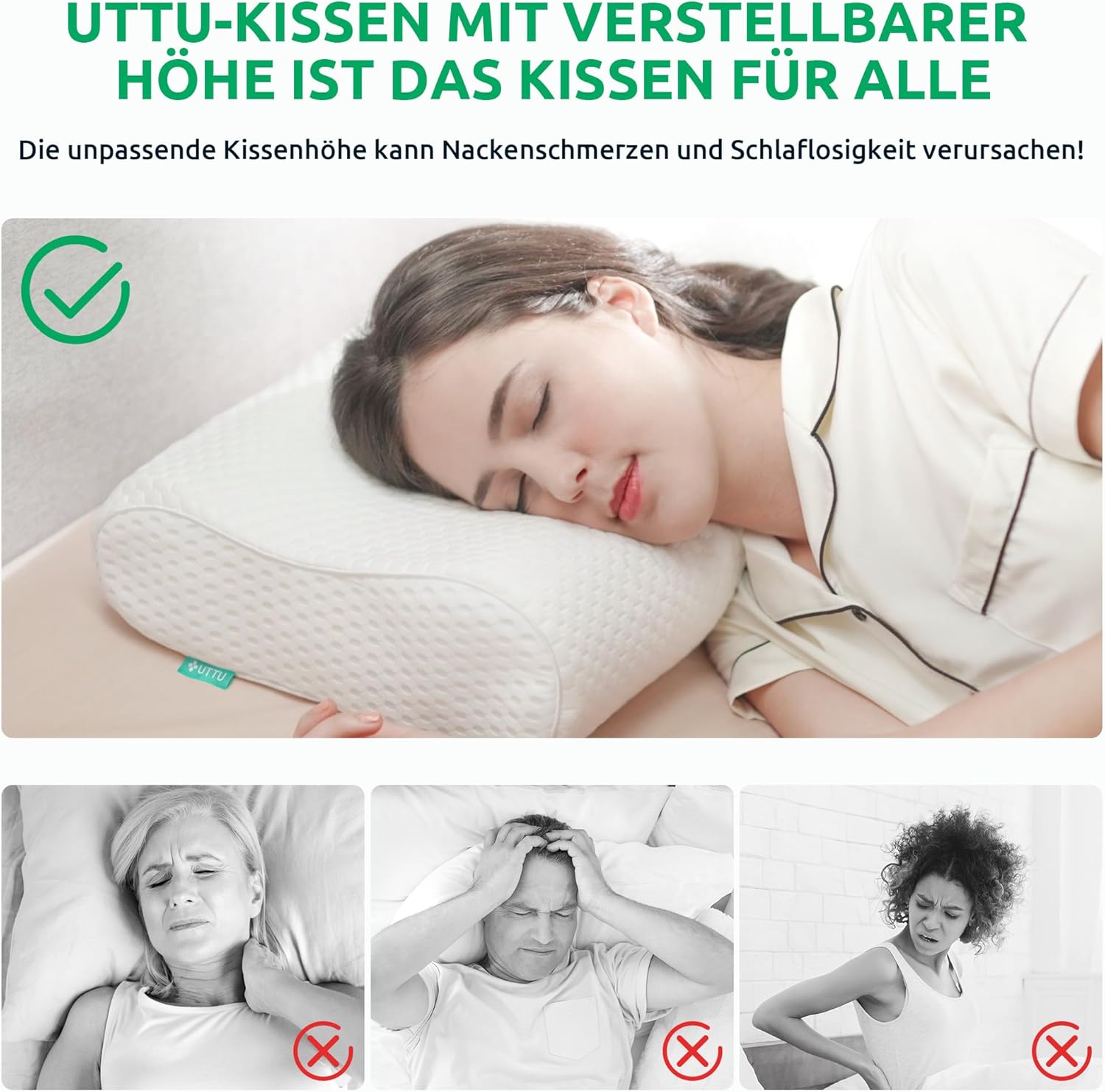 NeckNest | Ergonomisk Nakkestøttepude Nuvenci.dk