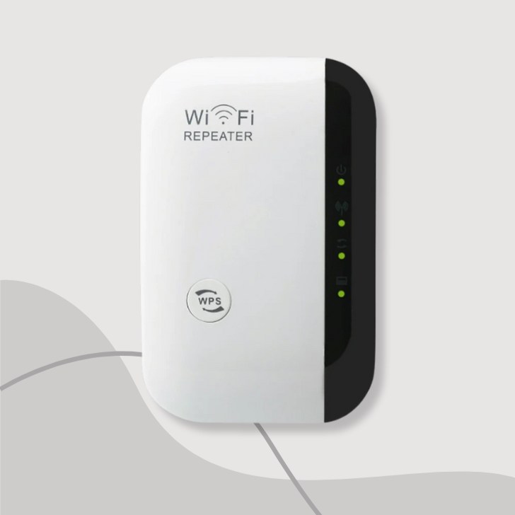 NetWave | WiFi Repeater – Bedre Signal i Hele Boligen Hvid EU Nuvenci.dk