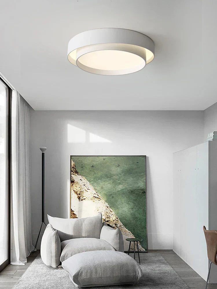 NordicAura | Minimalistisk LED Loftlampe Nuvenci.dk