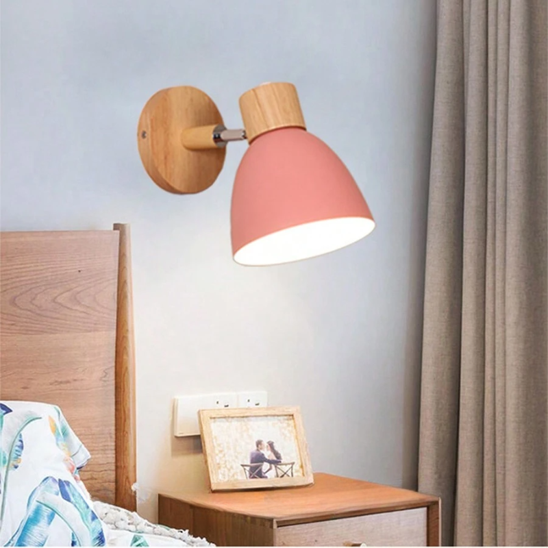 NordLight | Væglampe – Minimalistisk stil for hyggelig atmosfære Pink Nuvenci.dk