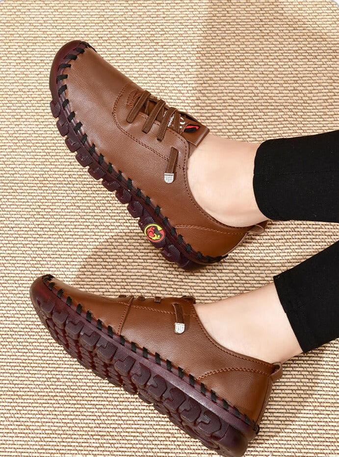Nuvinas | Damesko Loafer – Ergonomisk komfort til hverdagen Brun Nuvenci.dk