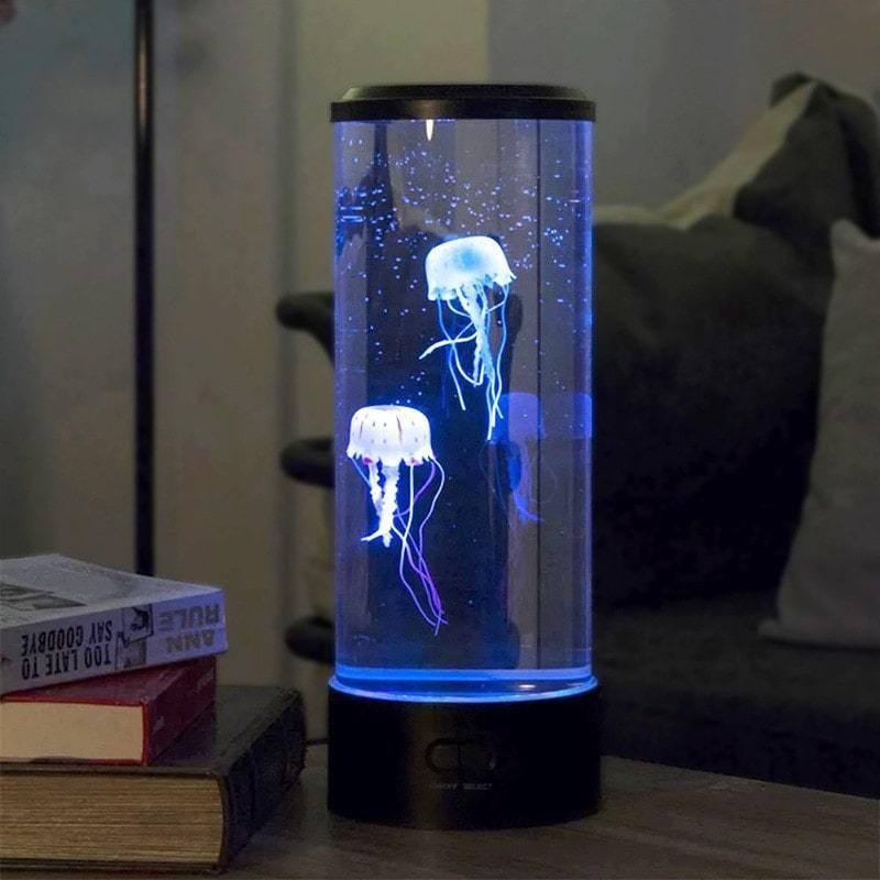 OceanGlow | Beroligende LED Meduselampe Nuvenci.dk