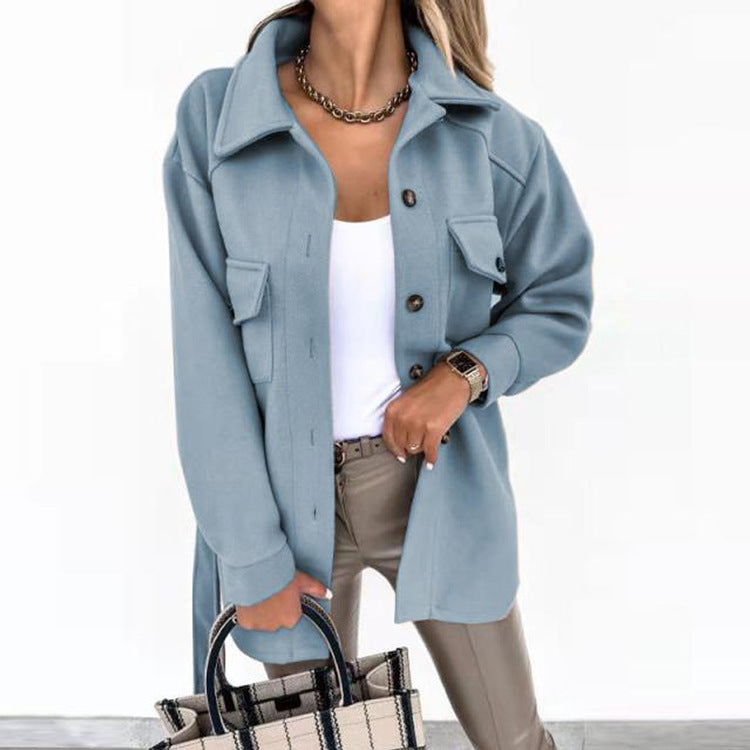 Lucien | Skjortejakke – Elegant Oversized Design til Damer-6