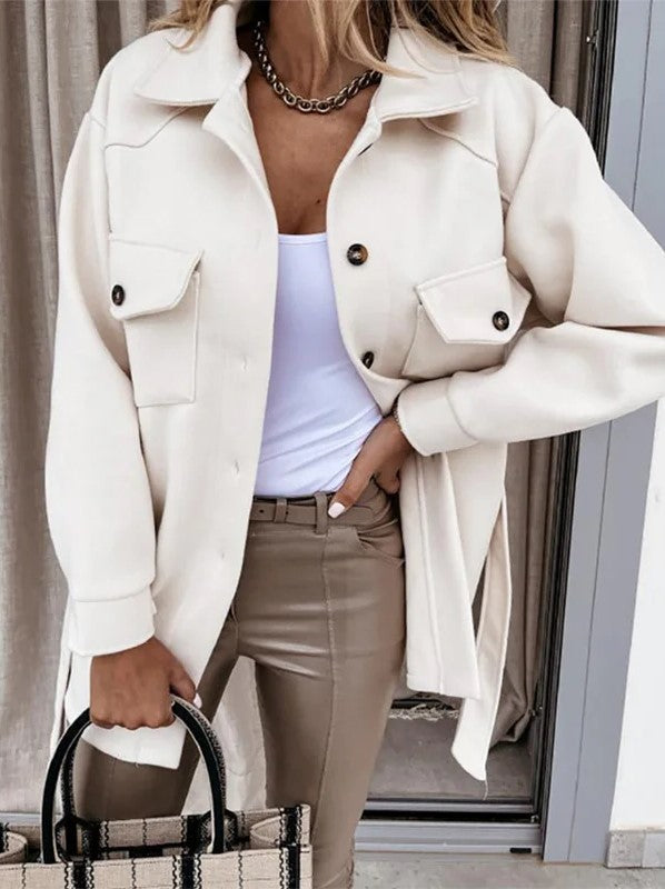 Lucien | Skjortejakke – Elegant Oversized Design til Damer-1