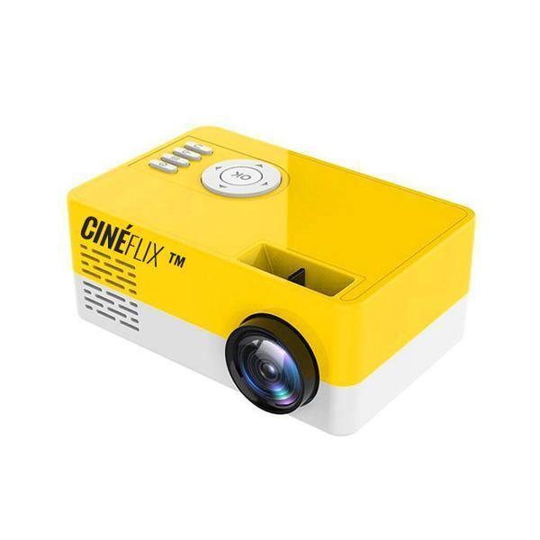 PixelBeam | Bærbar HD Mini Projektor Gul Nuvenci.dk