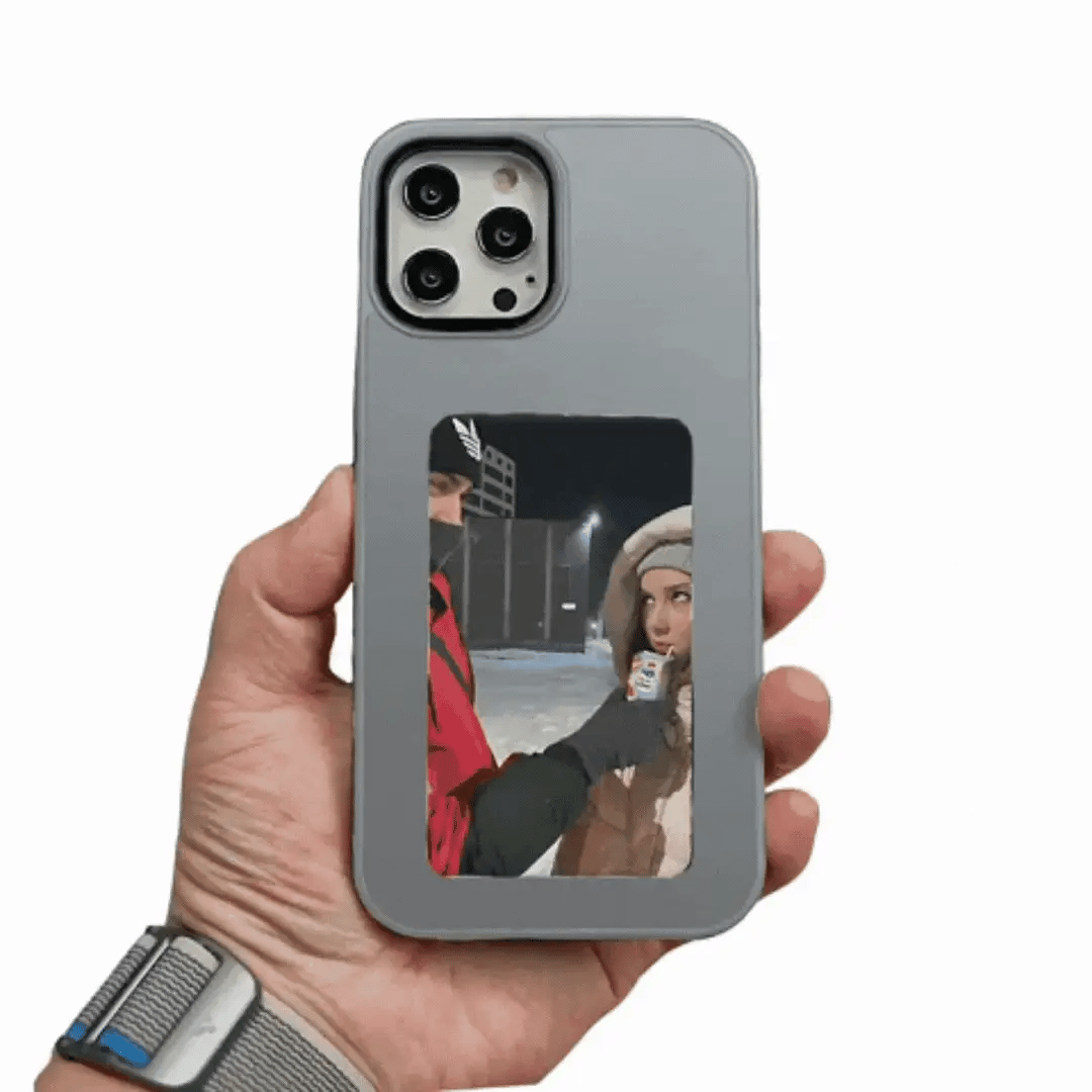 PixelProtect | Elegant & Tilpasselig Telefoncover med Foto Grå nuvenci.dk