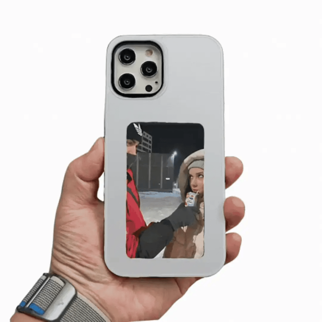 PixelProtect | Elegant & Tilpasselig Telefoncover med Foto Hvid nuvenci.dk