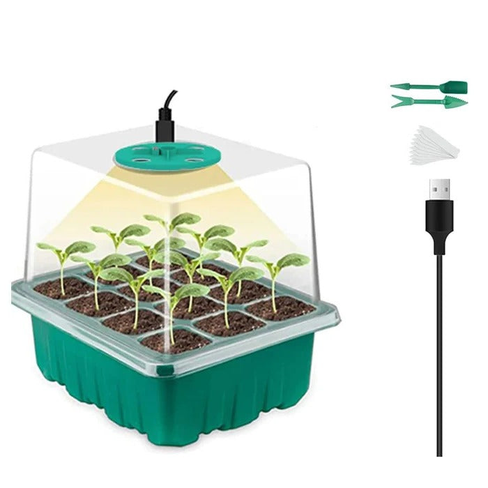 PlantJoy | Indendørs Mini-Gartneri med Belysning A Nuvenci.dk