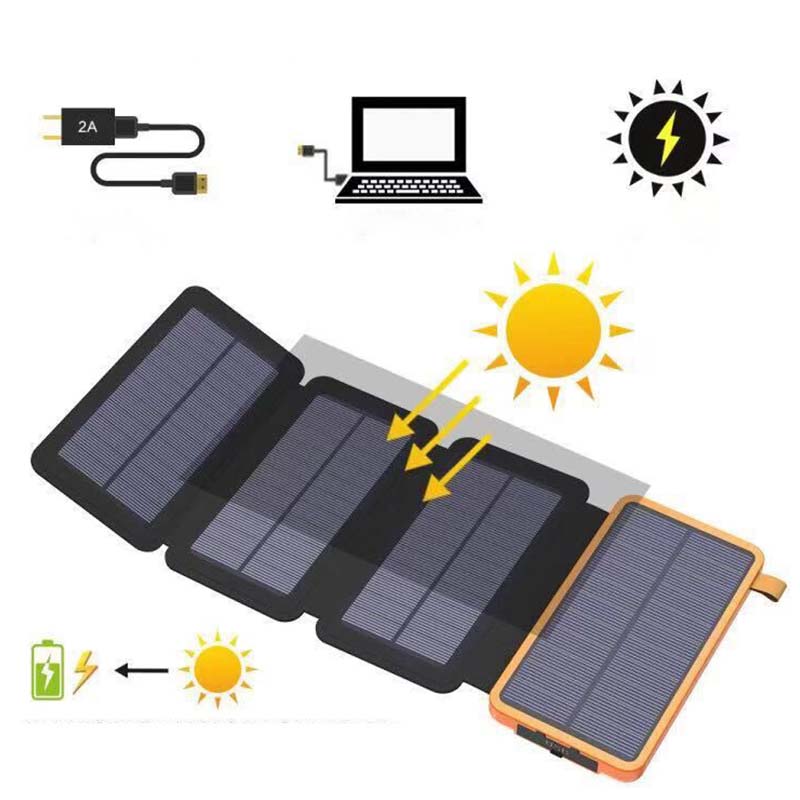 PowerRay | 25000mAh Udendørs Powerbank med Sol Nuvenci.dk