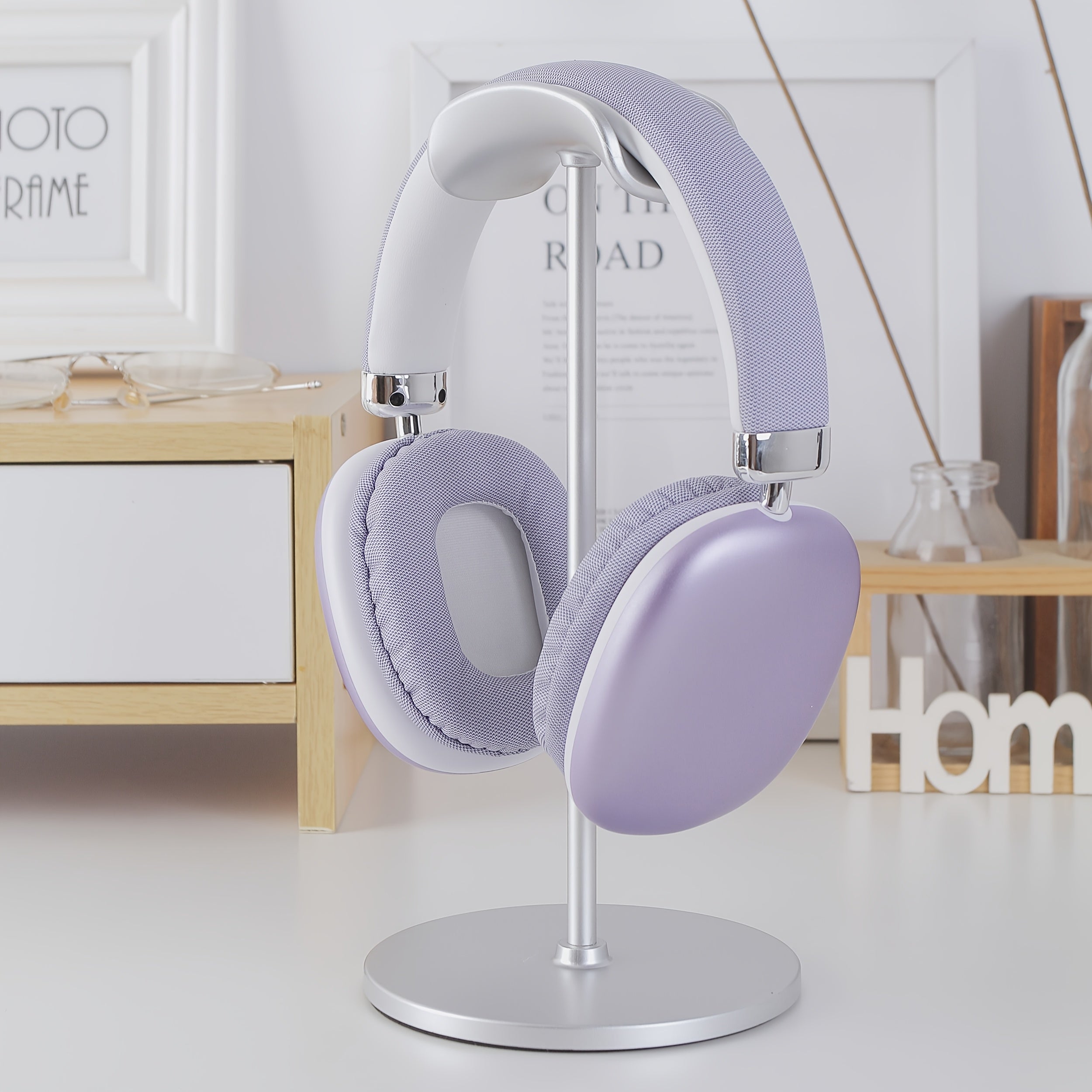 PulseBeat | Trådløse Over-Ear Hovedtelefoner med Komfortpuder Lilla Nuvenci.dk