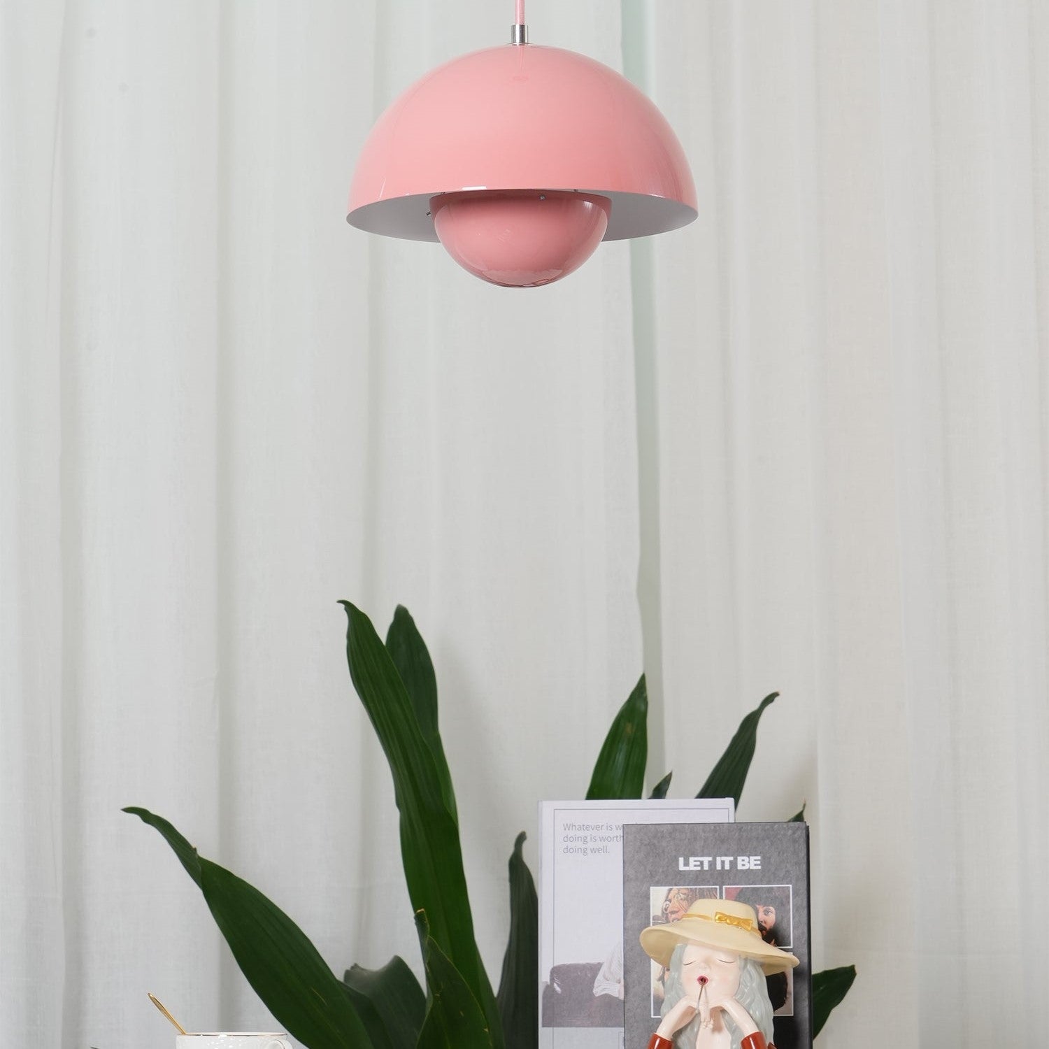 PureShine | Loftslampe – Hygge og Moderne Minimalisme Pink Nuvenci.dk