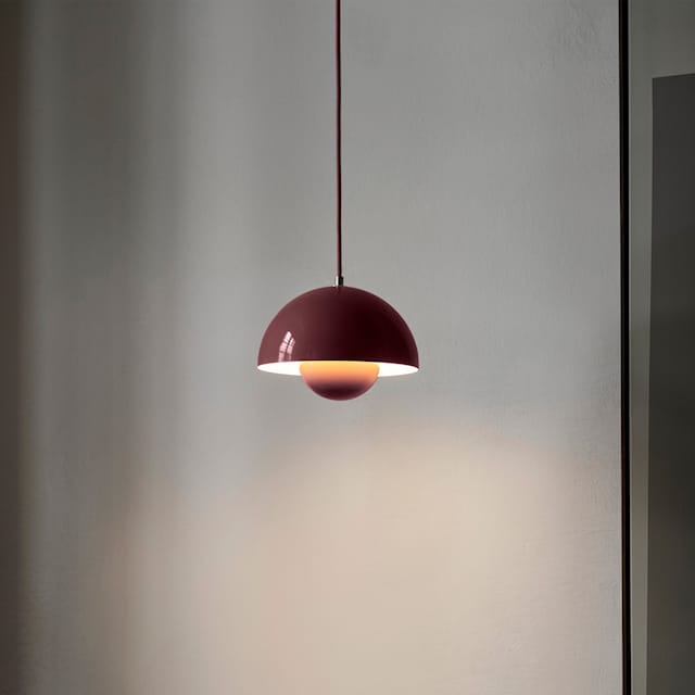 PureShine | Loftslampe – Hygge og Moderne Minimalisme Vinrød Nuvenci.dk