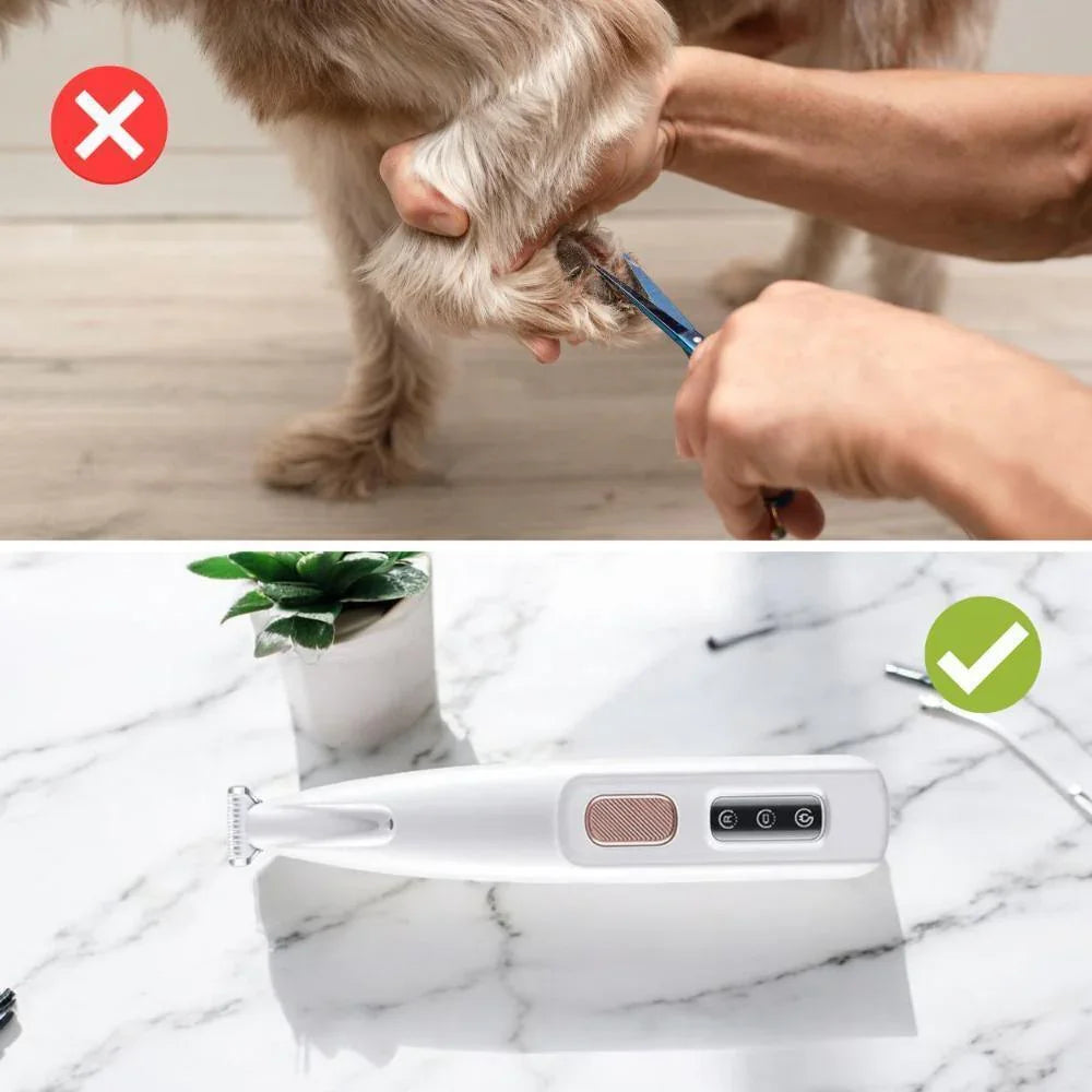PureTrim | Elektrisk Hundetrimmer – Støjsvag & Stressfri Pelspleje Nuvenci.dk