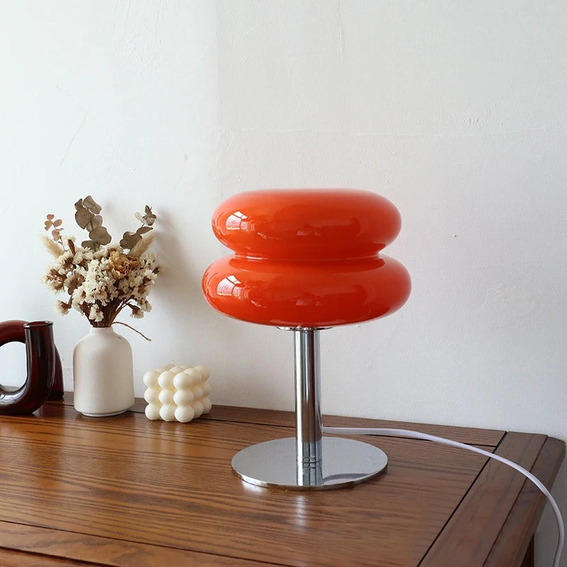 RadianceLamp | Funktionel og Moderne Bordlampe I Glas Rød Nuvenci.dk