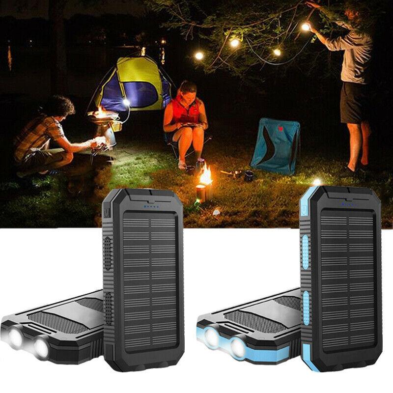 RayCharge | Solenergi-Powerbank med 20,000mAh & Dual-USB Nuvenci.dk