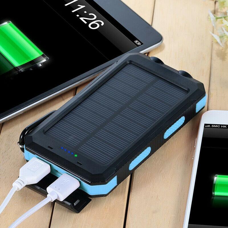 RayCharge | Solenergi-Powerbank med 20,000mAh & Dual-USB Nuvenci.dk