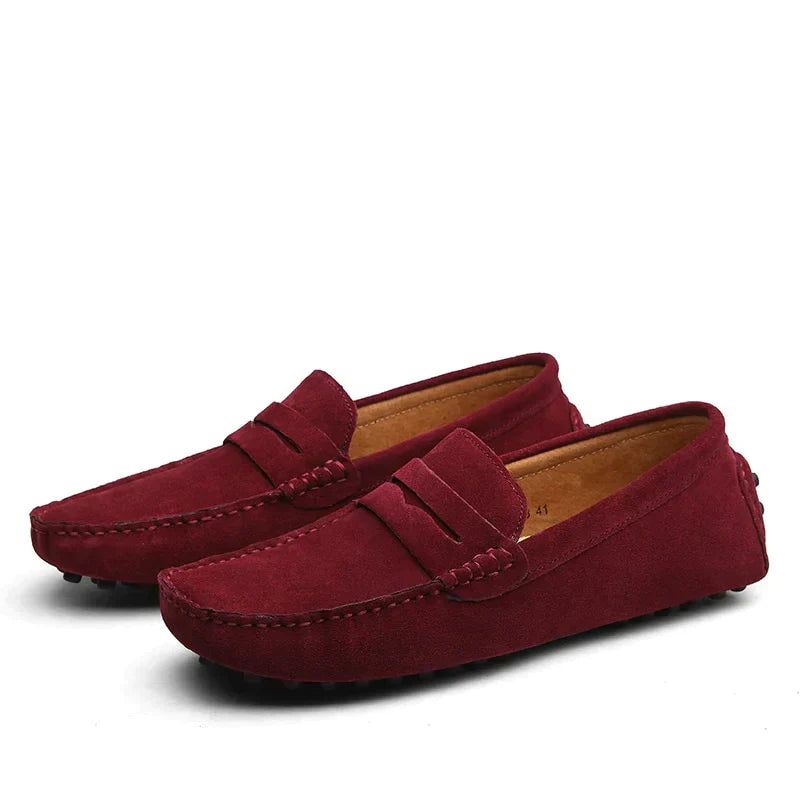 Raymond | Elegant Komfort Loafer Rød Nuvenci.dk