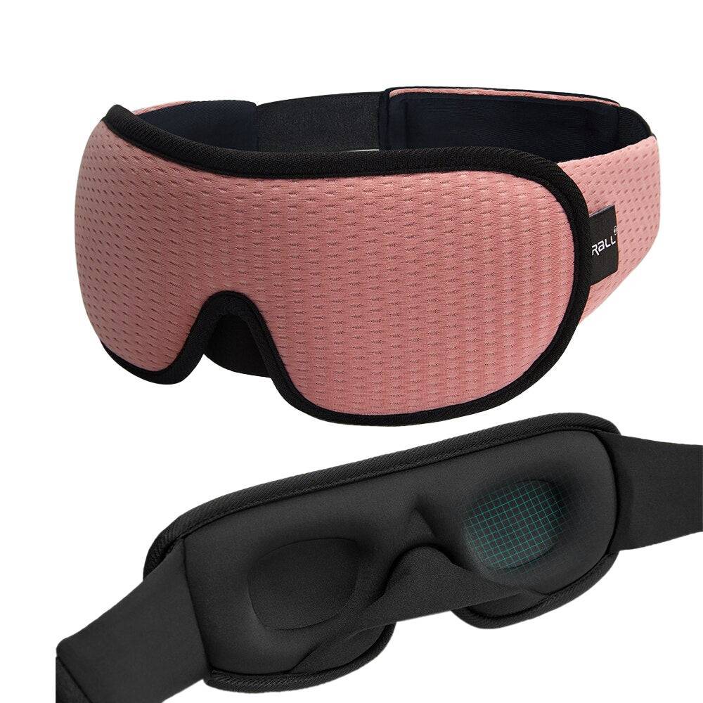 RestGlide | Ergonomisk Sovemaske med Trykfri Pasform Lyserød Nuvenci.dk